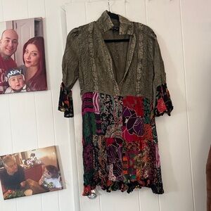 Bohemian Patchwork Dress